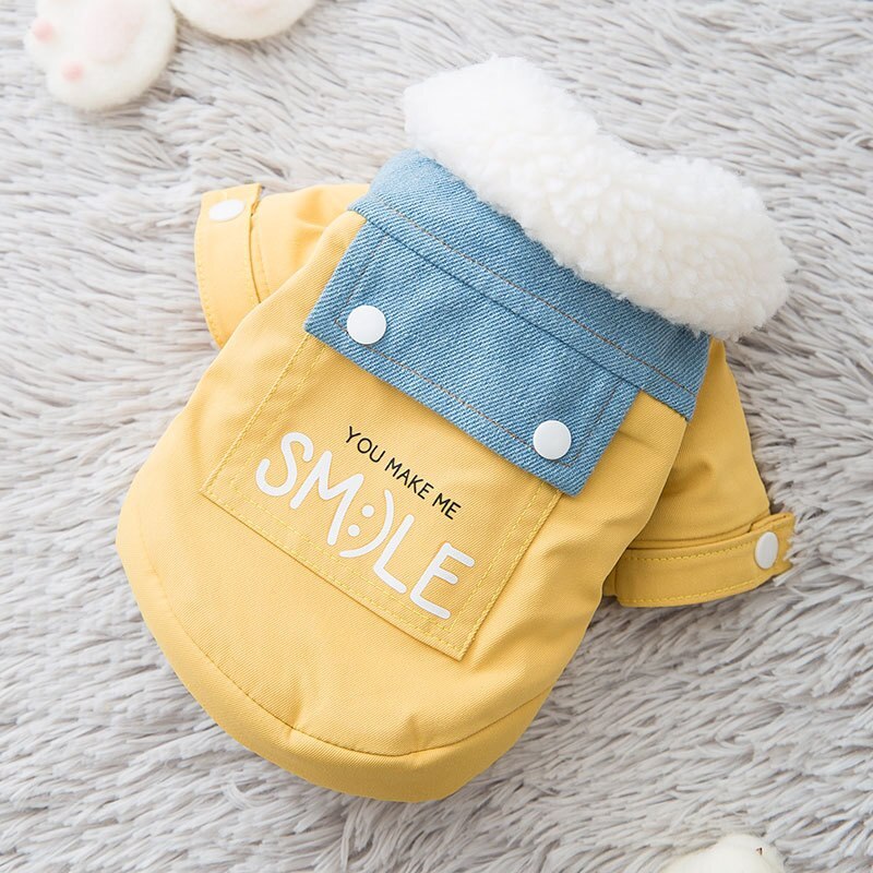 Warm Pet Coat Jacket Winter Clothes Thicken Dog Cat Outfit