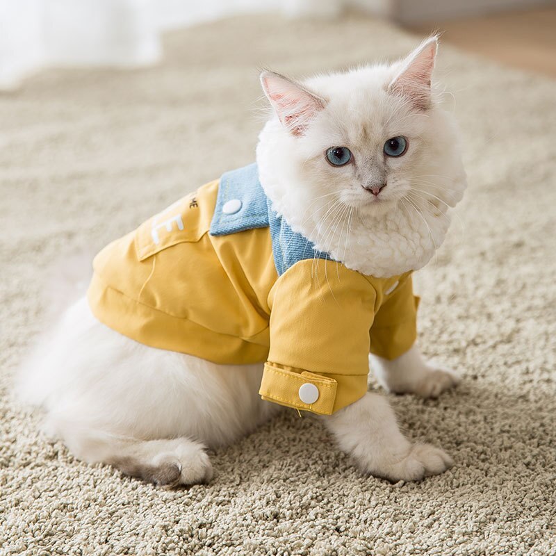 Warm Pet Coat Jacket Winter Clothes Thicken Dog Cat Outfit