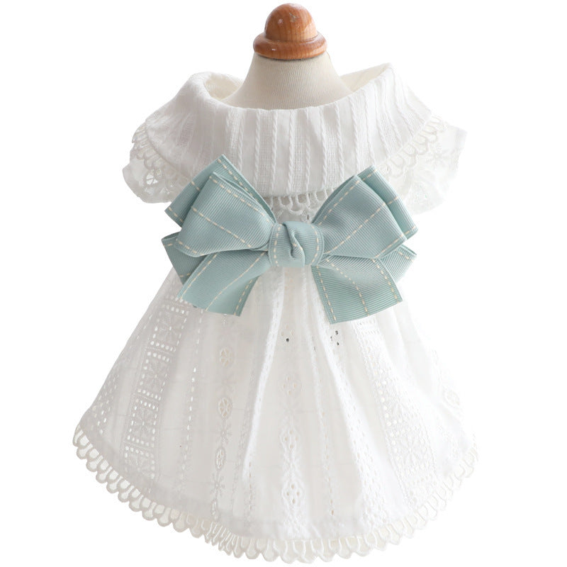 Princess Mint Butterfly Cat Pet Clothes