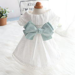 Princess Mint Butterfly Cat Pet Clothes