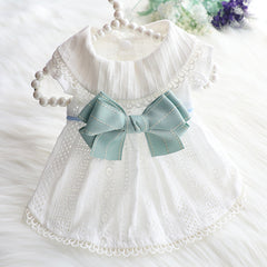 Princess Mint Butterfly Cat Pet Clothes