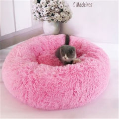 Round Long Hairy Autumn And Winter Nest Pad Cat Mattress