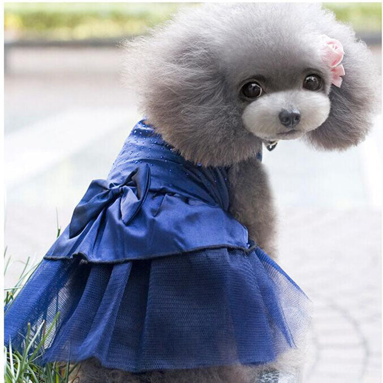 Dog wedding dress