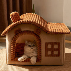 Winter Warm Villa Enclosed Cat Litter