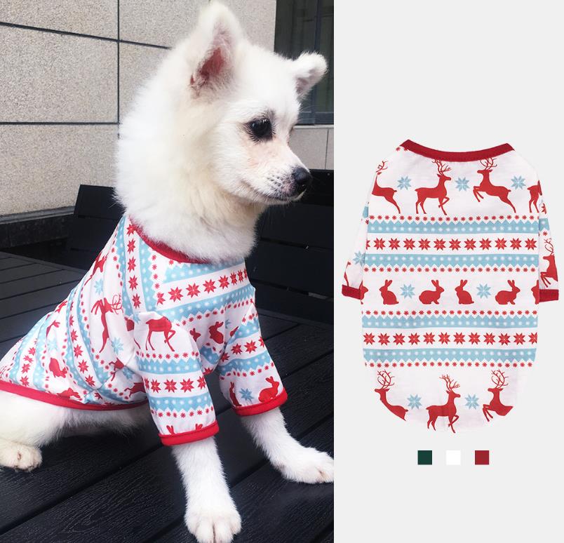 Christma Elk Cute Pet Clothes