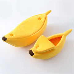 Banana Shape Pet Dog Cat Bed House Mat Durable Kennel Doggy Puppy Cushion Basket Warm Portable Dog Cat Supplies