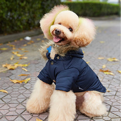 Pet Supplies Dog Clothes Hooded Down Jackets