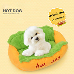 Hot Dog Bed Pet Winter Beds For Small Medium Large Dogs Sofa Cushion Warm Dog House Cat Sleeping Bag Cozy Puppy Nest Kennel